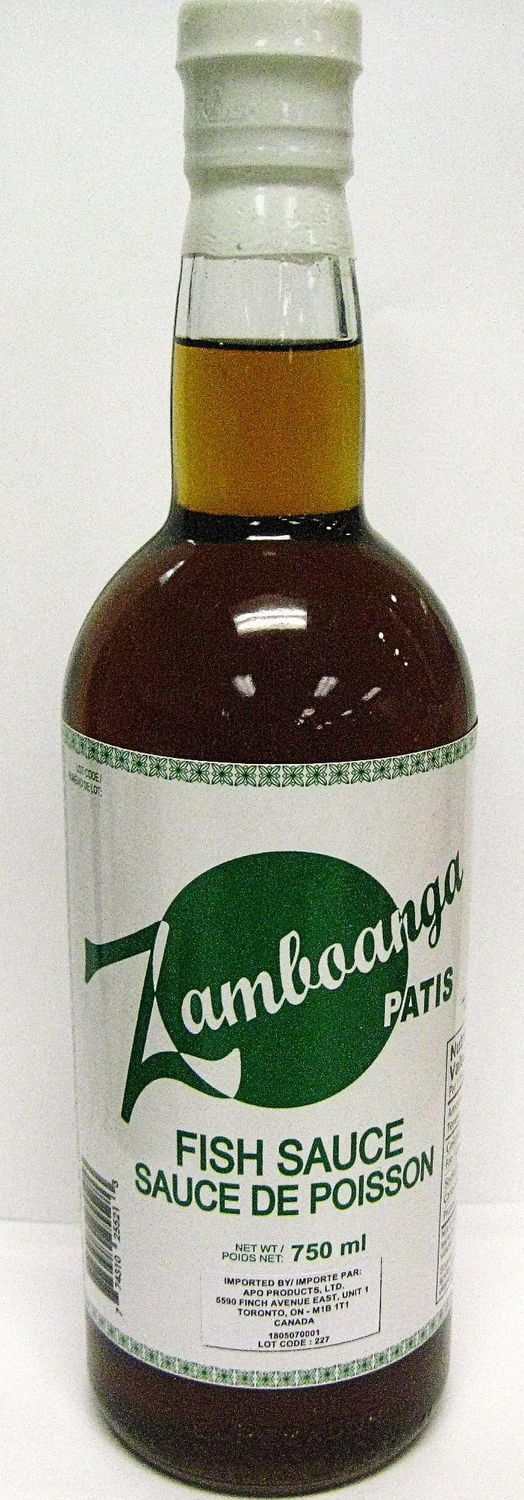 Zamboanga Patis Fish Sauce 750ml Walmart Canada