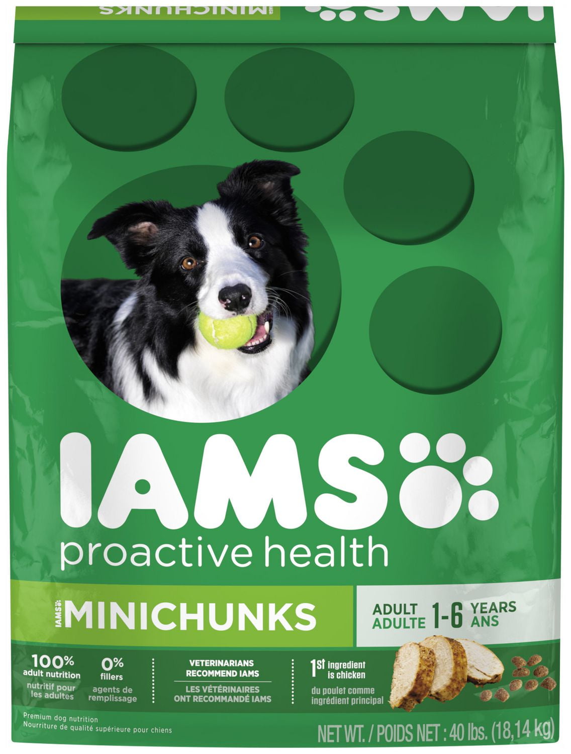 Iams 40 lb dog hot sale food