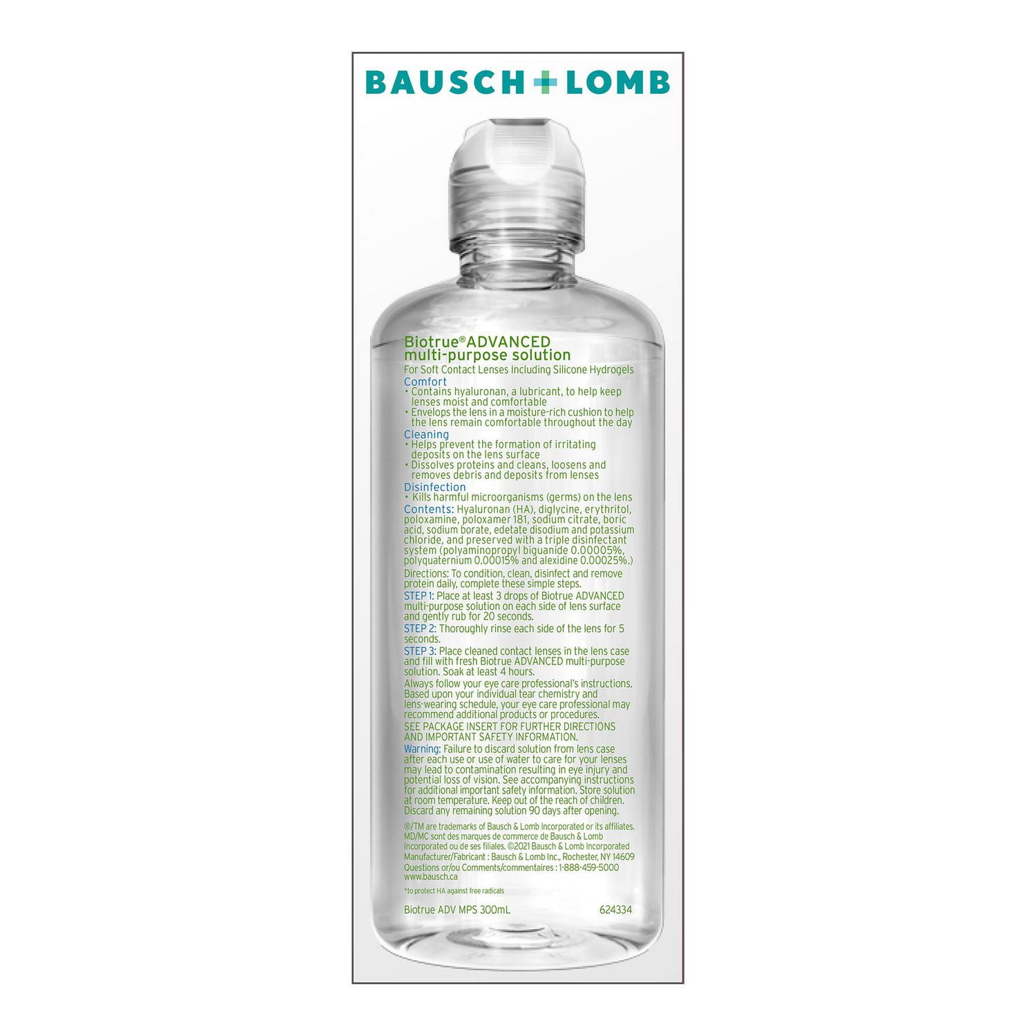 Biotrue Advanced Multi-Purpose Solution