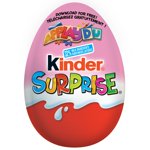 KINDER SURPRISE Milk Chocolate Egg with Toy, Pink Edition
