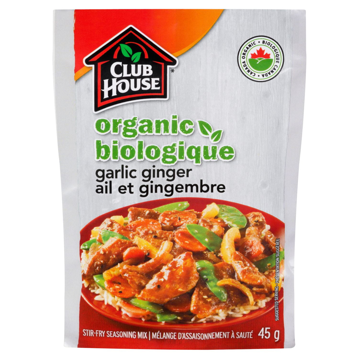 Club House Organic Garlic Ginger StirFry Seasoning Mix Walmart Canada