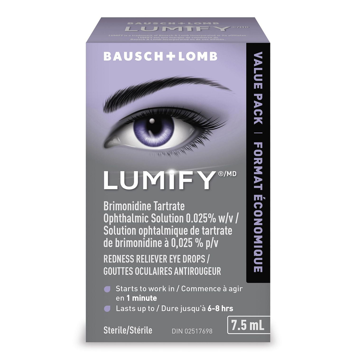 LUMIFY Redness Reliever Eye Drops Value Pack, 7.5 mL Value Pack