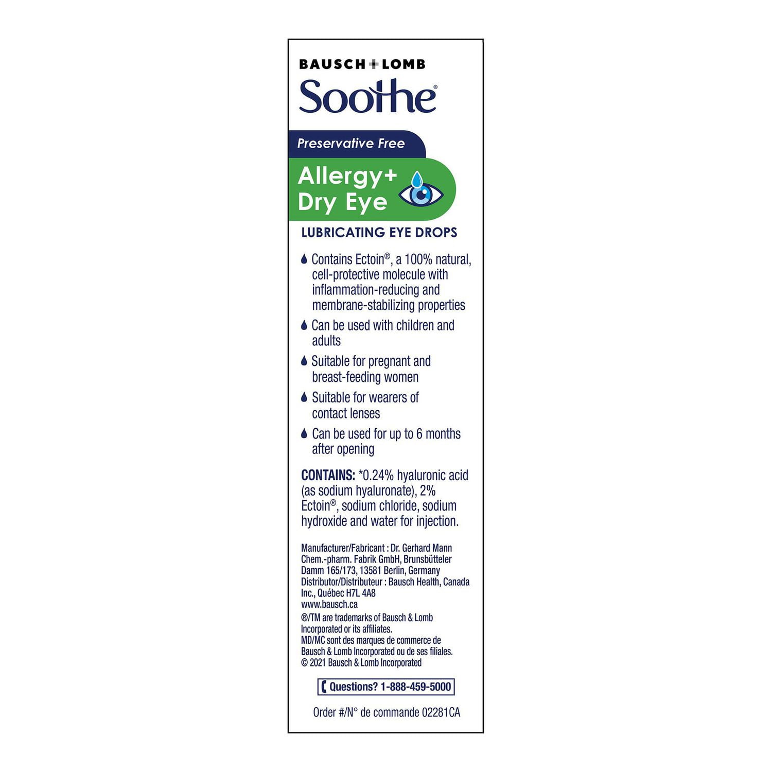 Soothe Preservative Free Allergy + Dry Eye Drops