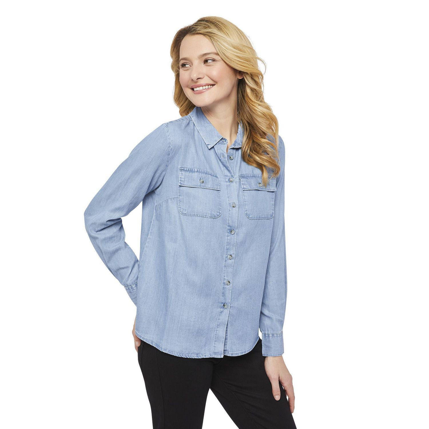 Women's Chambray Shirt Walmart Canada