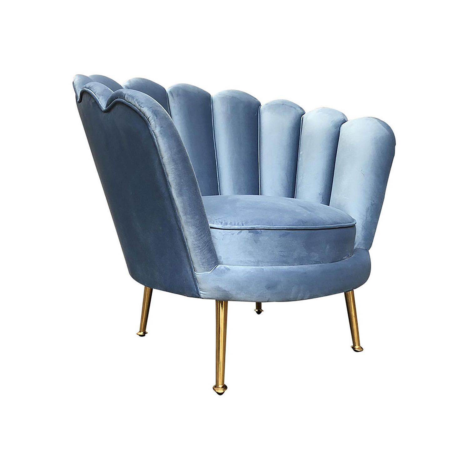 Lounge Chair Blue Velvet Walmart Canada