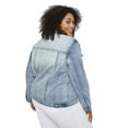 thumbnail image 3 of George Plus Women's Denim Trucker Jacket, 3 of 6
