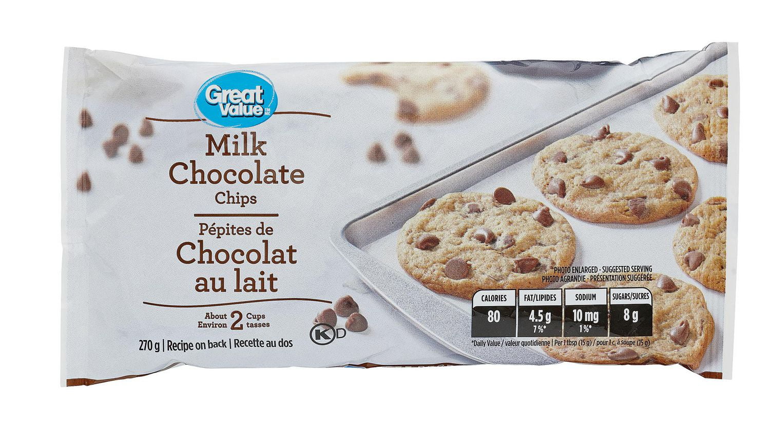 Great Value Milk Chocolate Chips Walmart Canada