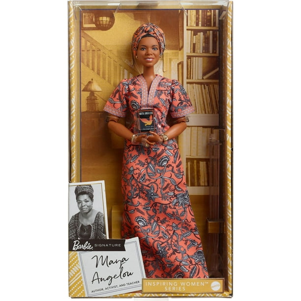 Poupée Barbie Maya Angelou Série Femmes d'Exception avec Robe