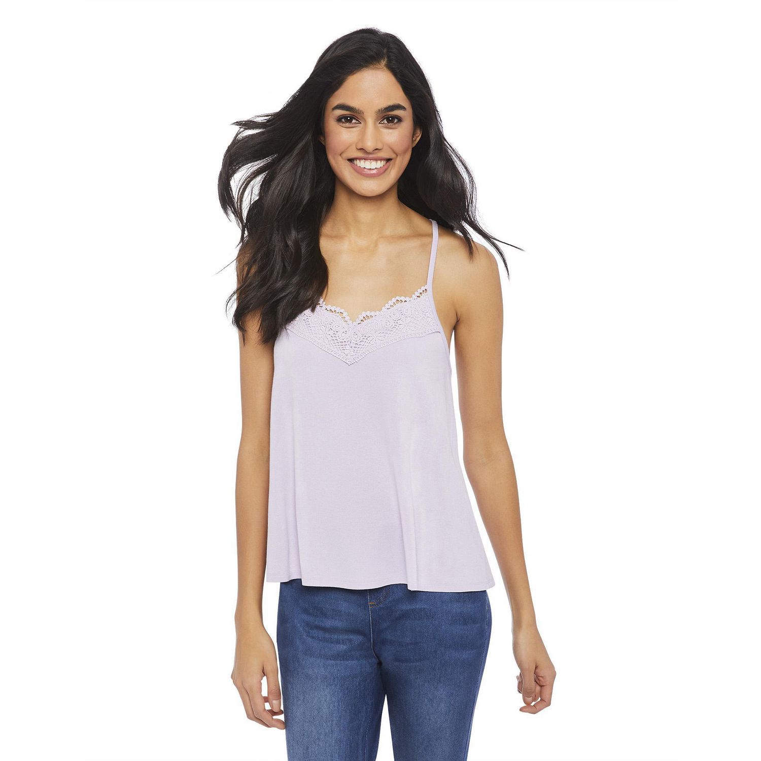 Women's Lace Trim Tank Top Walmart Canada