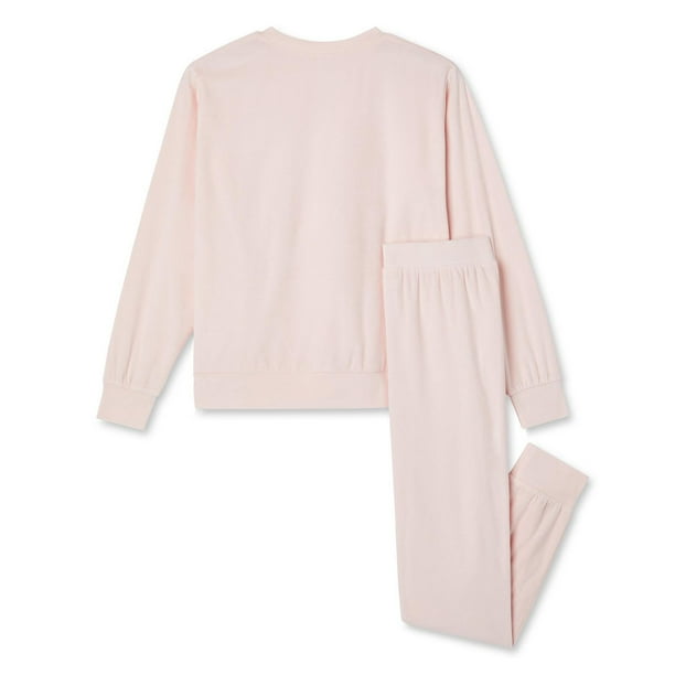 George Girls' Rib Pajamas 4-Piece Set 