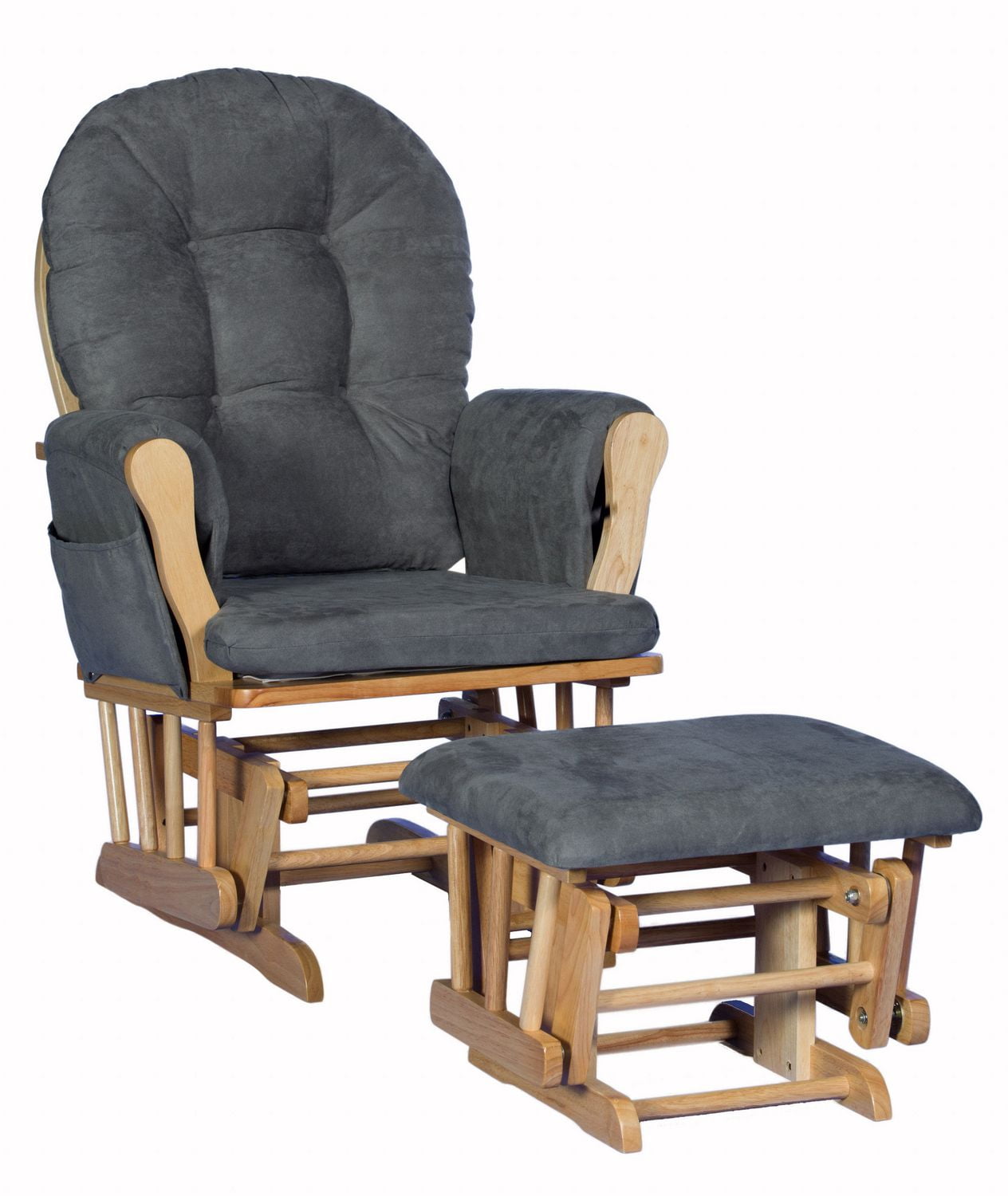 Storkcraft Custom Hoop Glider & Ottoman Natural/Grey Walmart Canada