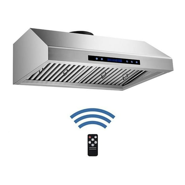 Hauslane/Chef Series 30-Inch Ps18 Under Cabinet Range Hood, Stainless  Steel/Pro Performance/Contemporary Design, Touch Screen, Dishwasher Safe  Baffle