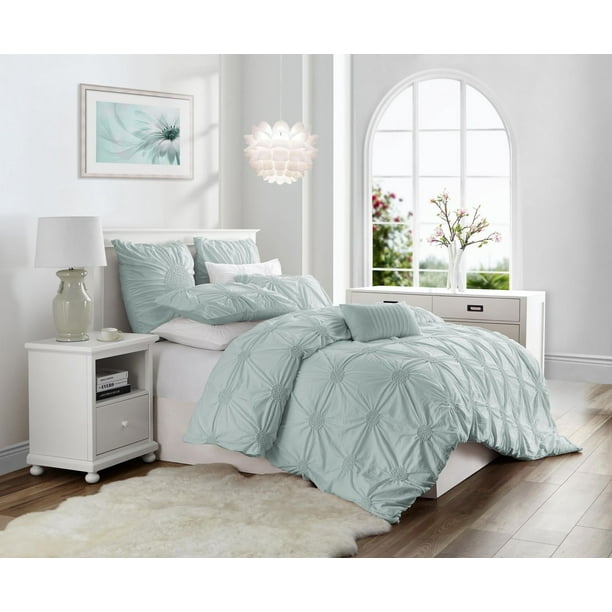 Floral Ruched Duvet Cover Set Walmart.ca