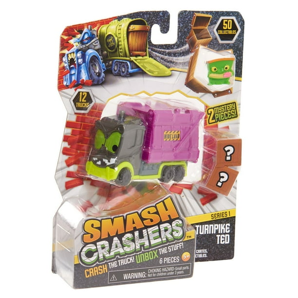 NEW Smash Crashers Series 1 Crashing Trucks & Collectibles Review 