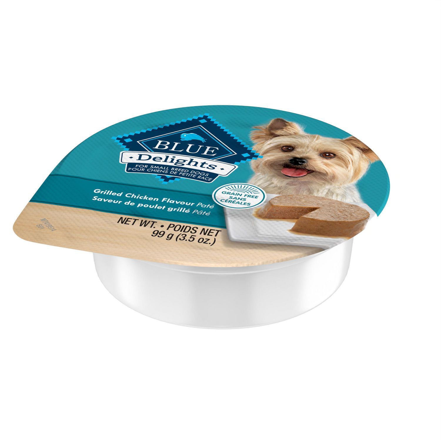 BLUE Delights Grilled Chicken Pate Wet Dog Food 99g Walmart