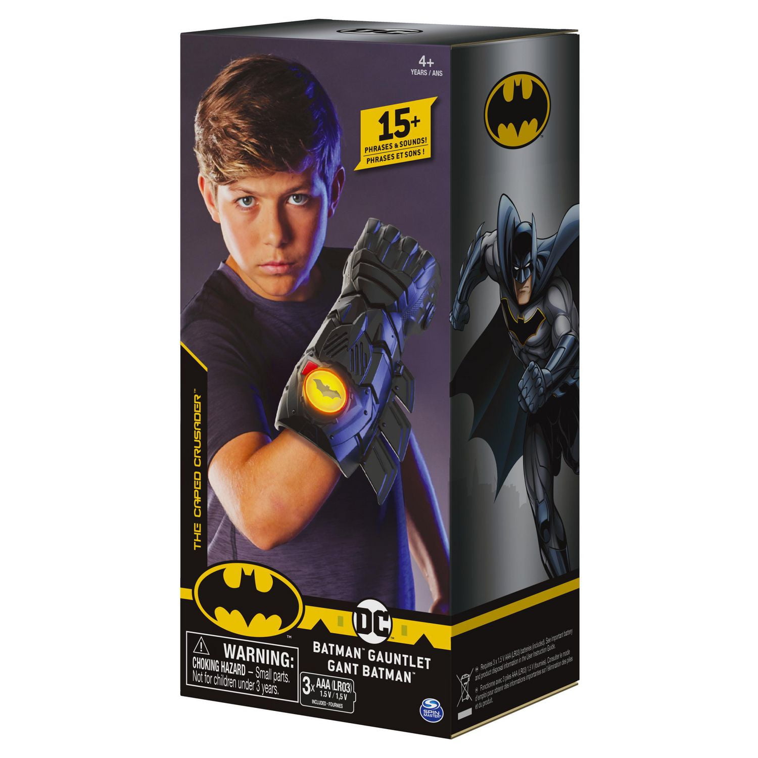 BATMAN, Interactive Gauntlet with Over 15 Phrases and Sounds, for