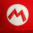thumbnail image 5 of Super Mario Red Logo Snapback Hat, 5 of 5