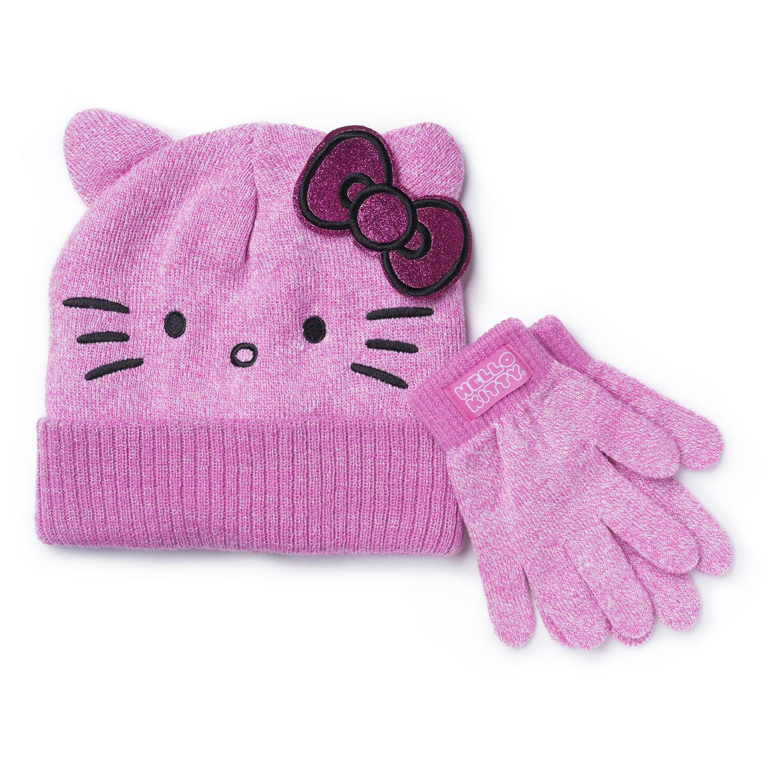 Scarf and Gloves Set Hello Kitty Girls Hat 