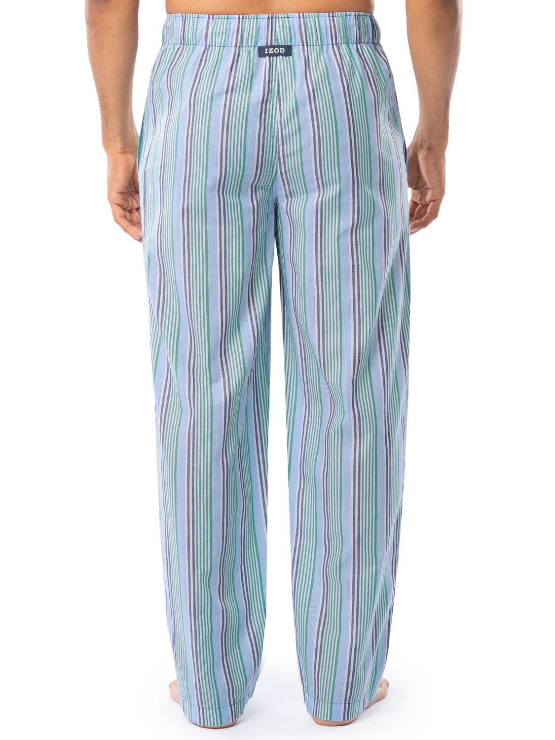 IZOD Men's Woven Sleep and Lounge Pajama Pant, Green