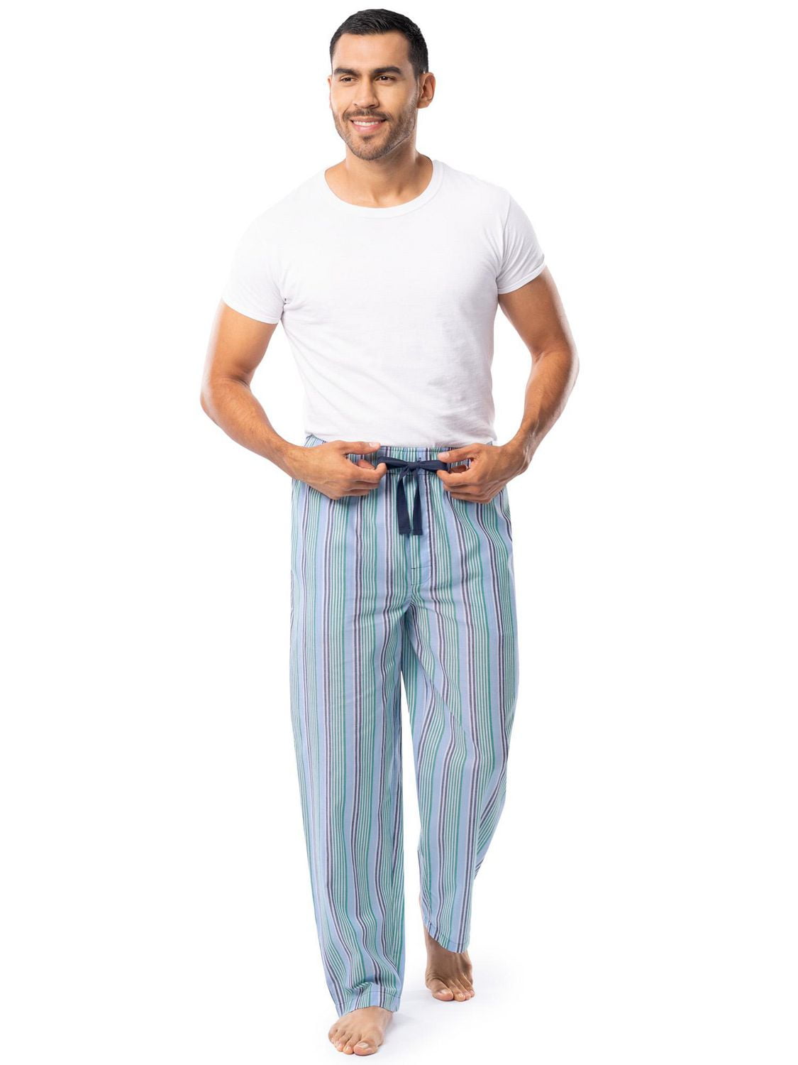 IZOD Men's Woven Sleep and Lounge Pajama Pant, Green
