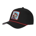 thumbnail image 2 of Super Mario Bros Embroidered Black Snapback Trucker Hat, 2 of 5