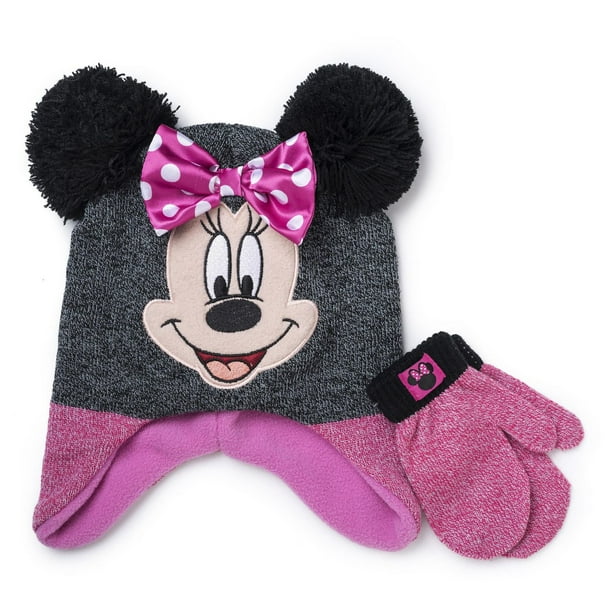 Ensemble tuque et gants Minnie pour filles Disney
