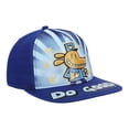 thumbnail image 3 of Dog Man Embroidered Blue and Red Snapback Hat, 3 of 7