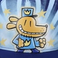 thumbnail image 4 of Dog Man Embroidered Blue and Red Snapback Hat, 4 of 7
