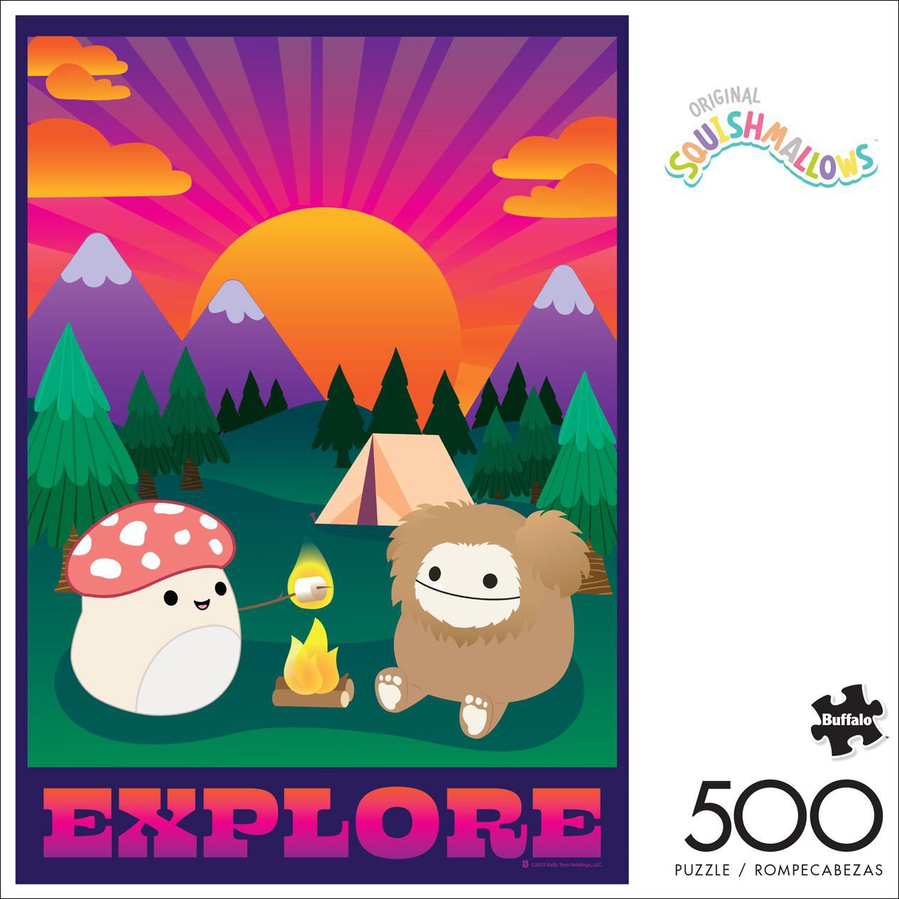 Buffalo Games - Squishmallows - Explore - 500 Piece Jigsaw Puzzle