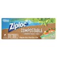 thumbnail image 1 of Ziploc Compostable Sandwich Bags, 50 Bags, 1 of 7