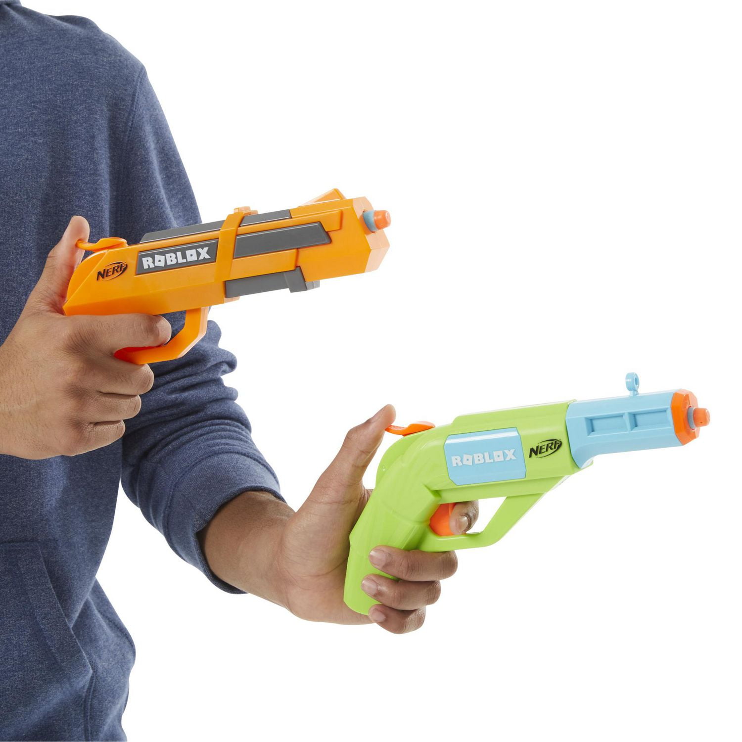 Nerf Roblox Jailbreak: Armory, Includes 2 Hammer-Action Blasters