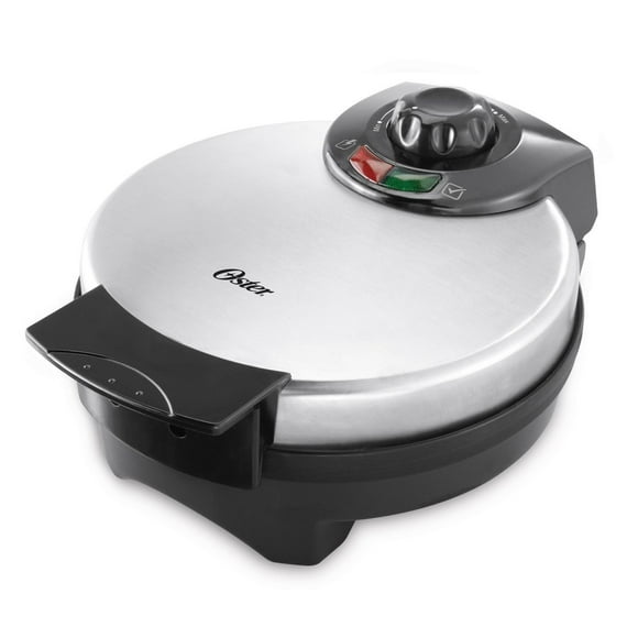 Oster Belgian Waffle Maker, Stainless Steel CKSTWF2000-033, 1 Waffle, Belgian Style