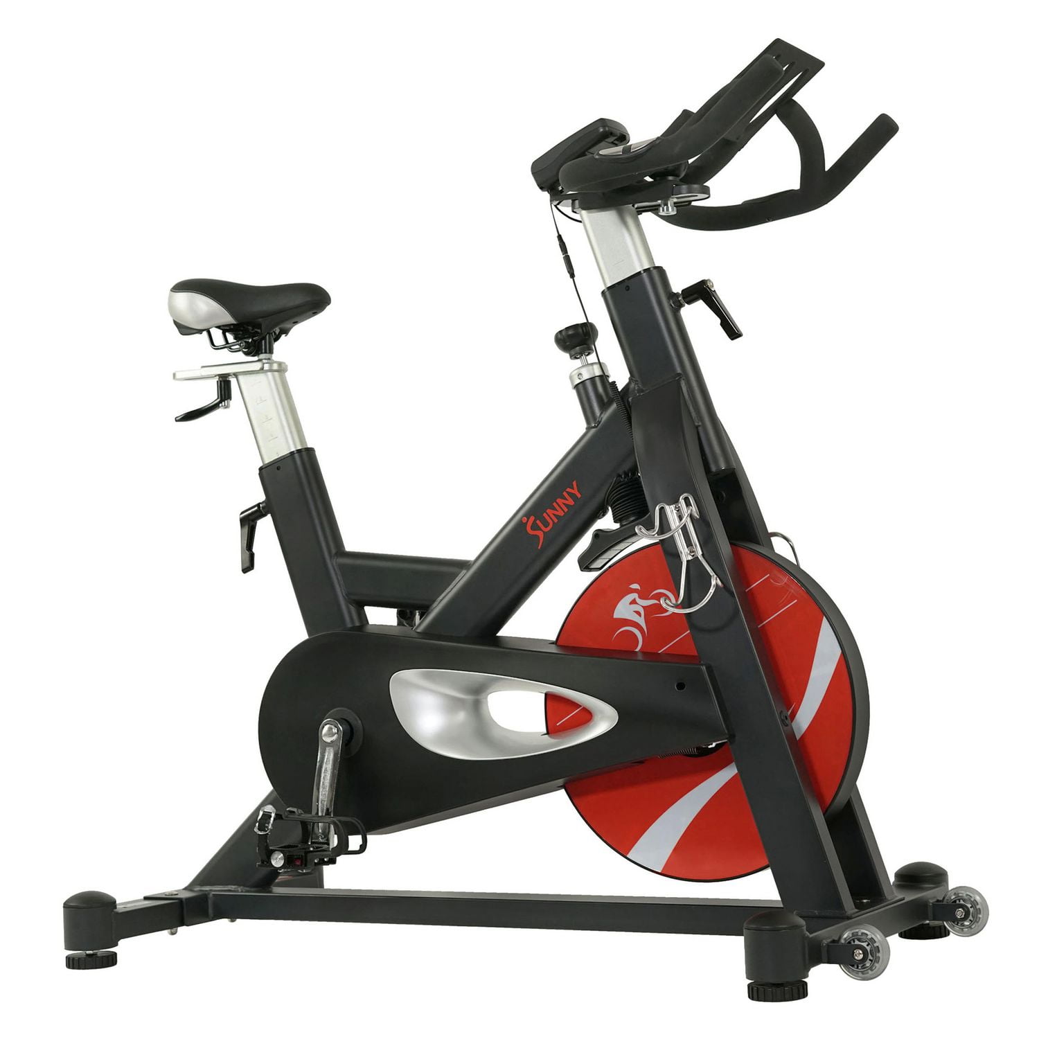 Sunny Health Fitness Evolution Pro II Magnetic Belt Drive Indoor Cycling Bike SF B1986