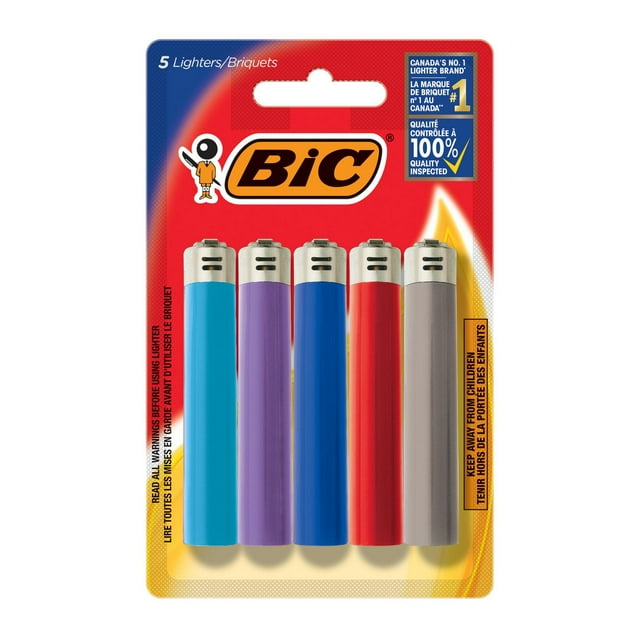 Briquets de poche BIC® Classic®, Paquet de 5