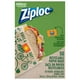 Ziploc Sacs à sandwich et à collation en papier, Recyclables et refermables,avec dessins amusants, Emballage de 50 50 sacs – image 1 sur 9