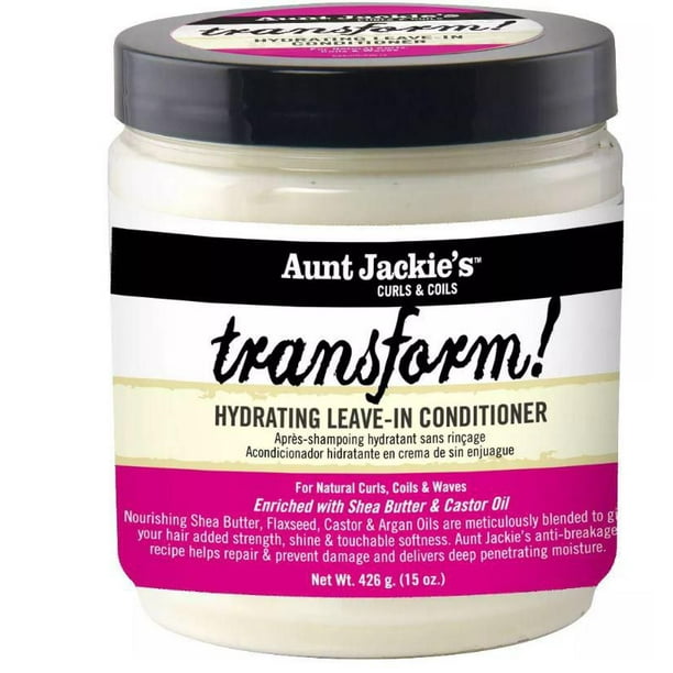 AUNT JACKIE'S Transform Hydrating LeaveIn Conditioner, Flaxseed and