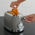 thumbnail image 2 of West Bend 2-Slice Stainless Steel Retro-Style Toaster, Grey, 2 of 9