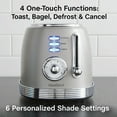 thumbnail image 4 of West Bend 2-Slice Stainless Steel Retro-Style Toaster, Grey, 4 of 9