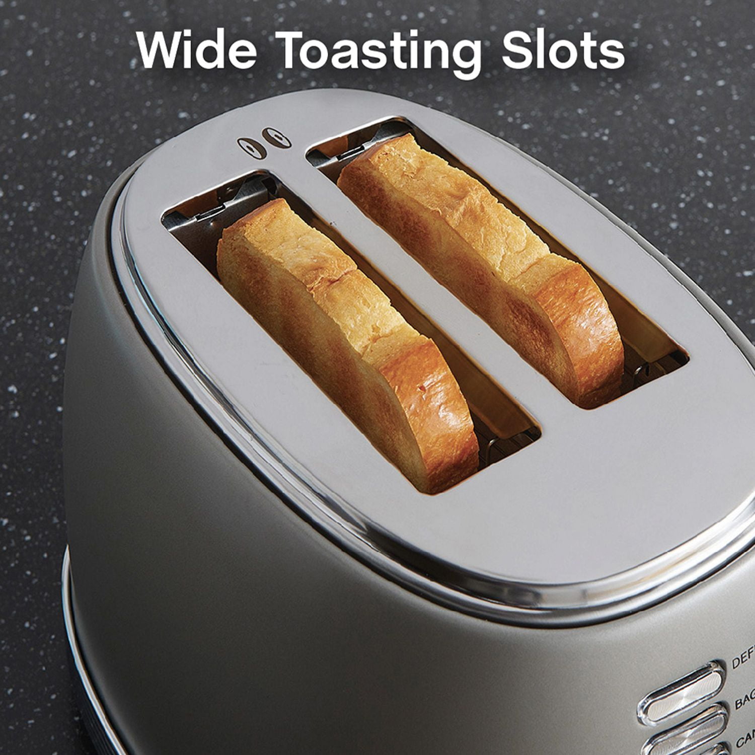 West Bend 2-Slice Stainless Steel Retro-Style Toaster, Grey