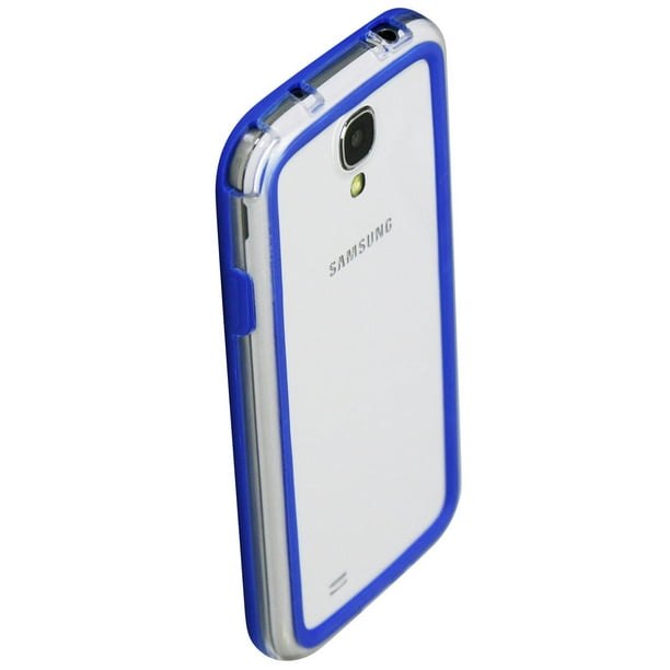 Étui avec pare-chocs Exian pour Samsung Galaxy S4 - bleu
