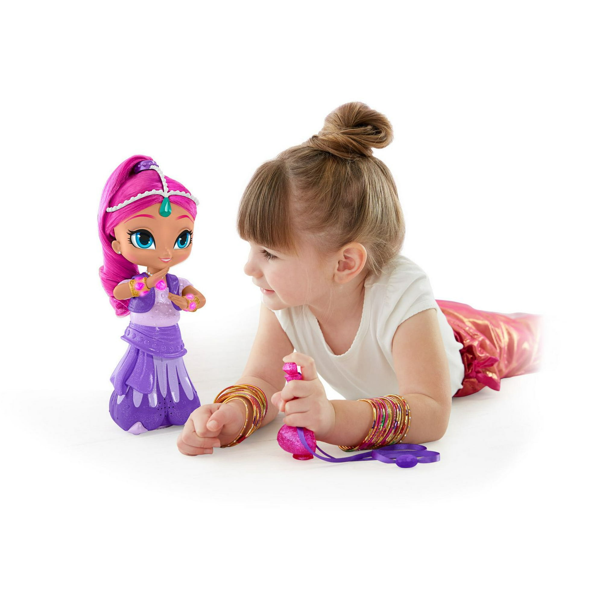 Buy Wicked Cool Toys shimmer and shine winter magic plush pink and