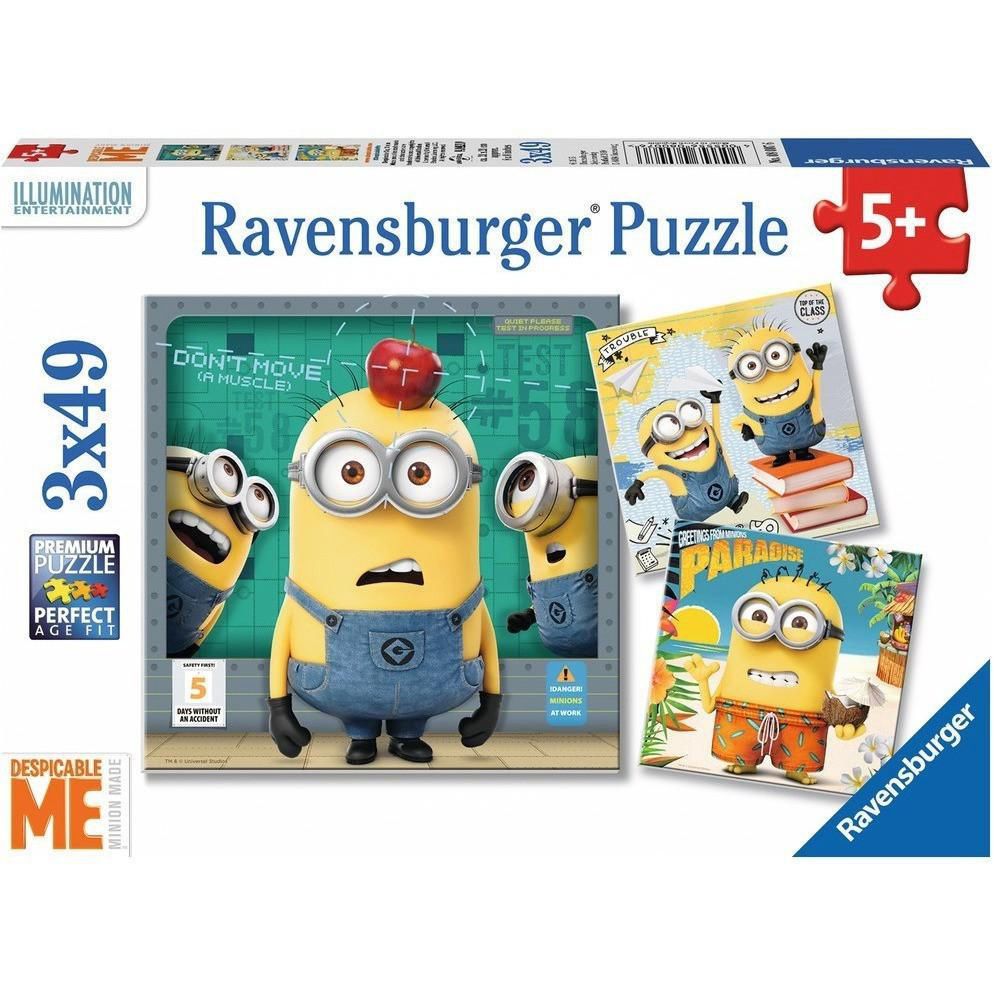 Ravensburger-MINIONS 4 X 100 Jigsaw Puzzles-depsicable me-NEUF 