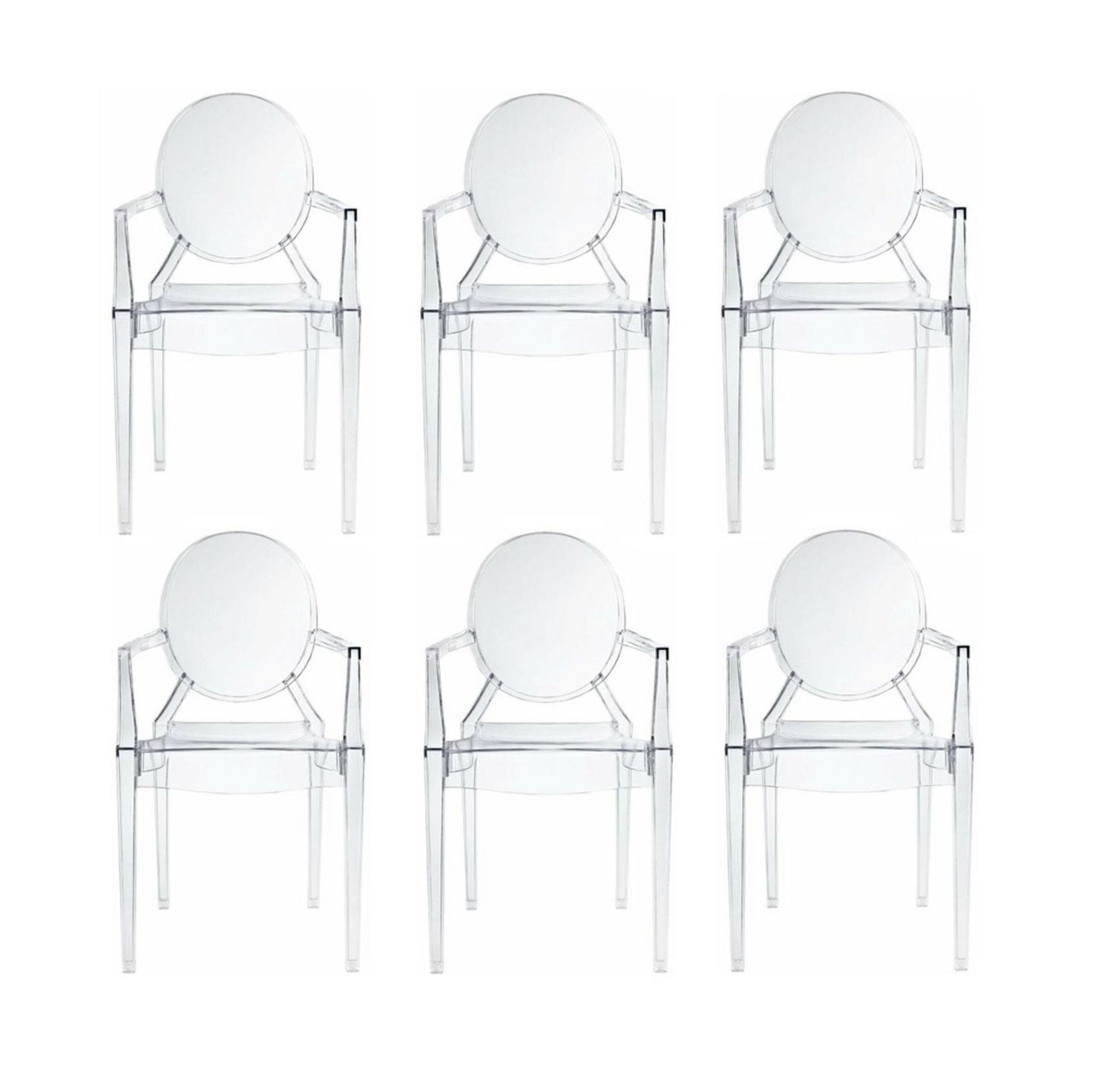 Heavenly Collection Clear Plastic Arm Chair Walmart Canada