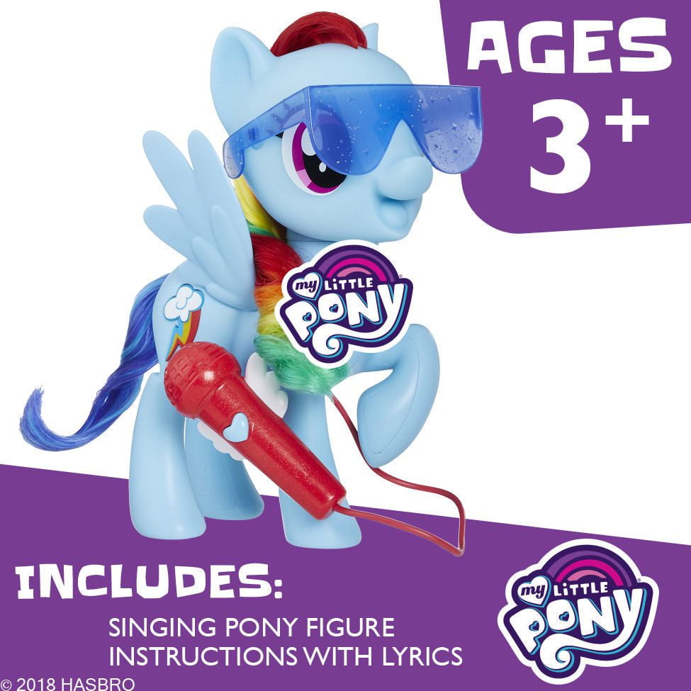 Singing rainbow dash sales toy