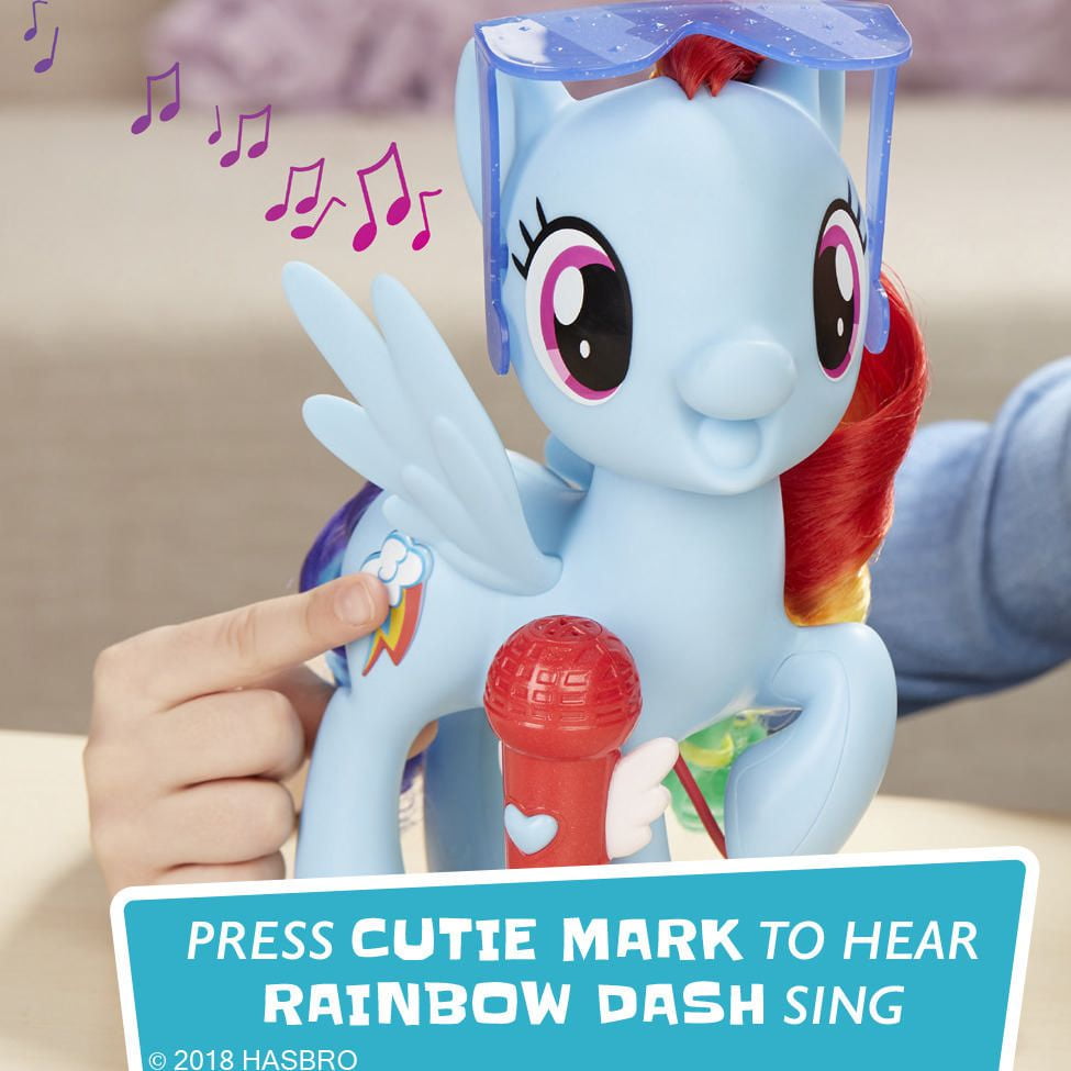 My little pony hot sale rainbow dash singing