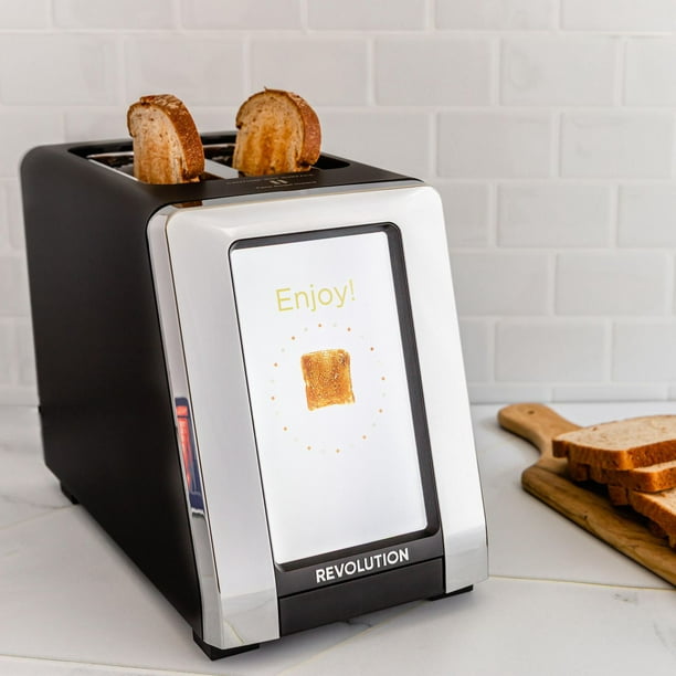 Revolution Cooking R180 Grille-pain intelligent à 2 tranches en acier  inoxydable – Le seul grille-pain avec technologie InstaGlo™