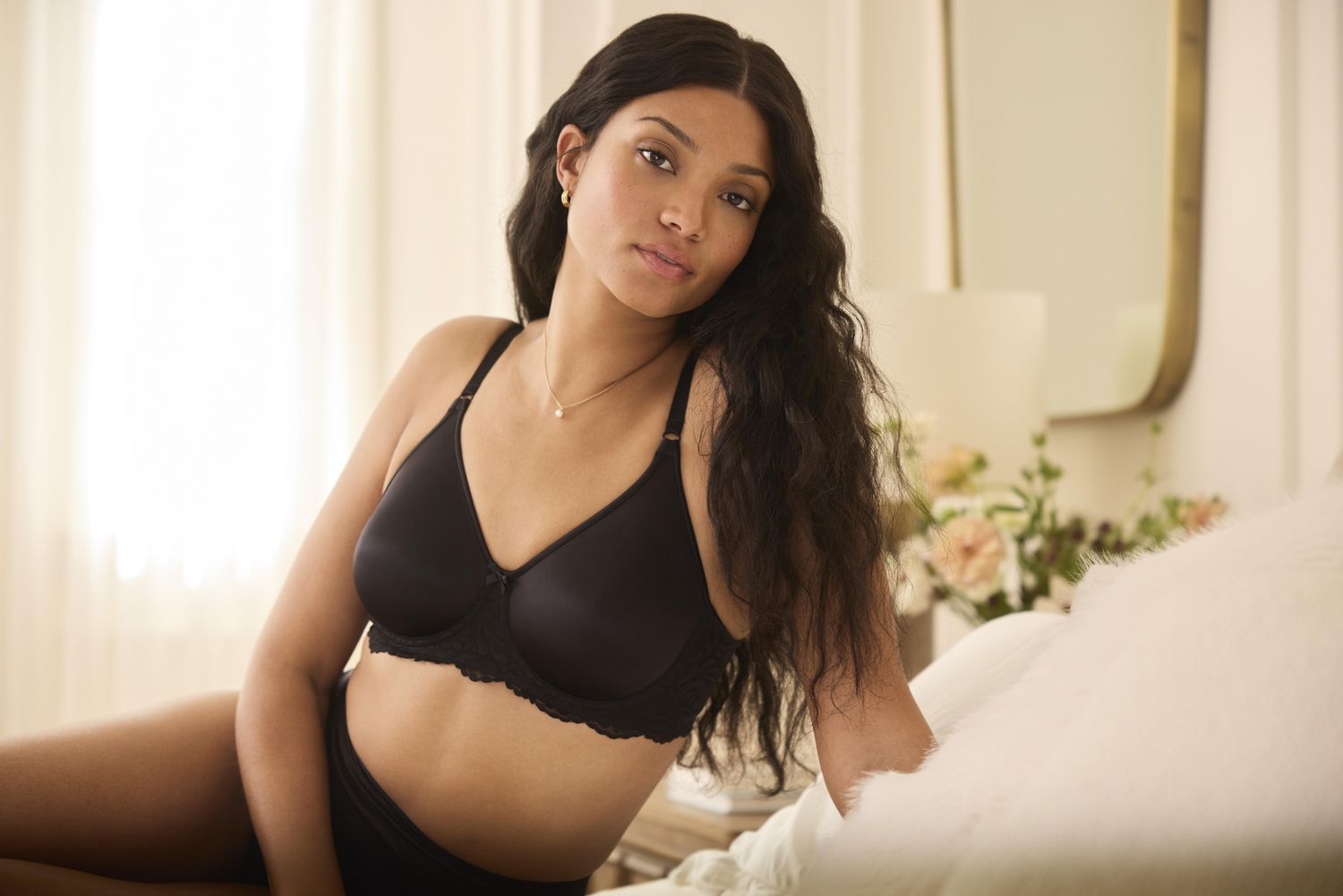 Soutien-gorge à armature en dentelle avec galbe latéral Wonderbra