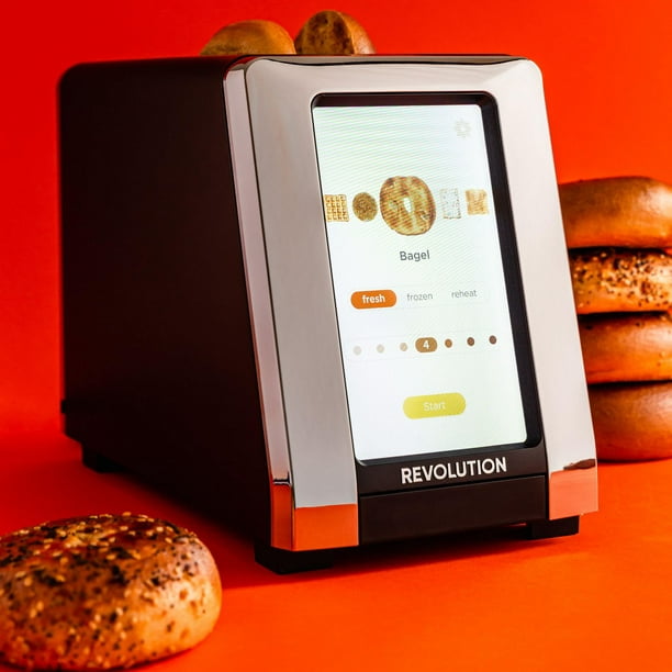 Revolution Cooking R180 Grille-pain intelligent à 2 tranches en acier  inoxydable - Le seul grille-pain avec technologie InstaGlo™ :  : Cuisine et maison