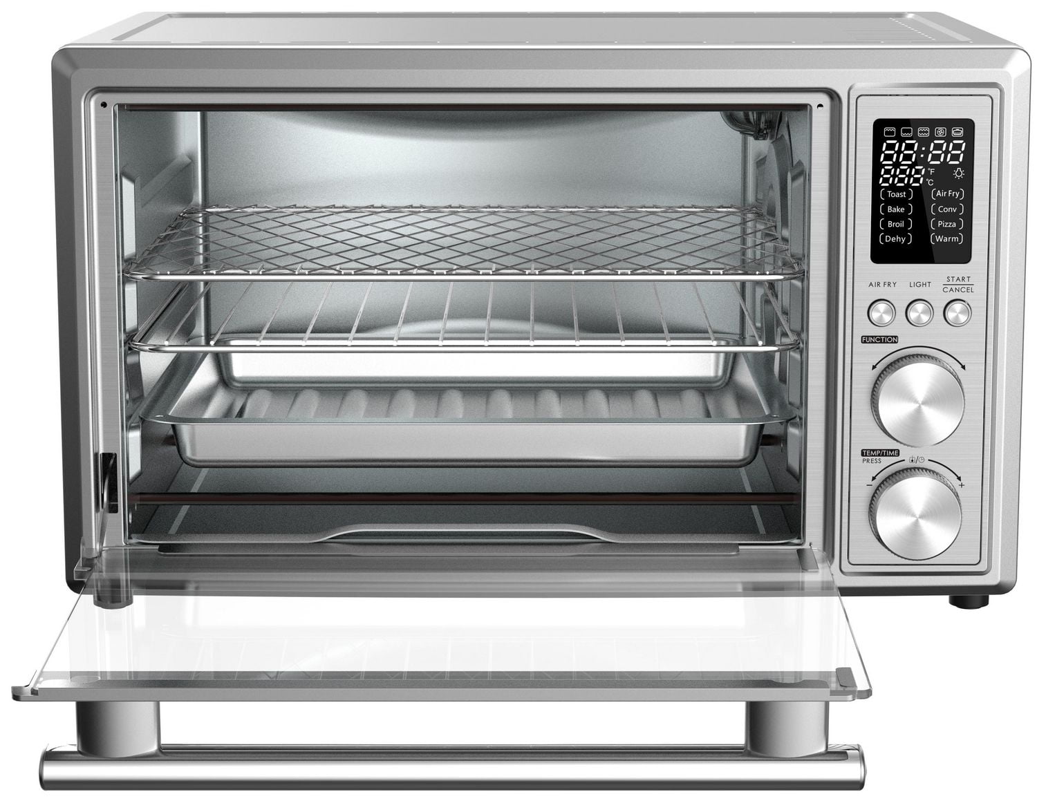 Galanz 6 Slice Digital Toaster Oven with Air Fry Walmart