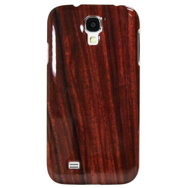 Étui Exian pour Samsung Galaxy S4 à motif de grain de bois